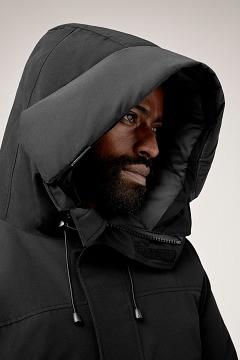 Chamarras Canada Goose Hombre Mexico - Langford Abrigos Black Label Negros YM2358710